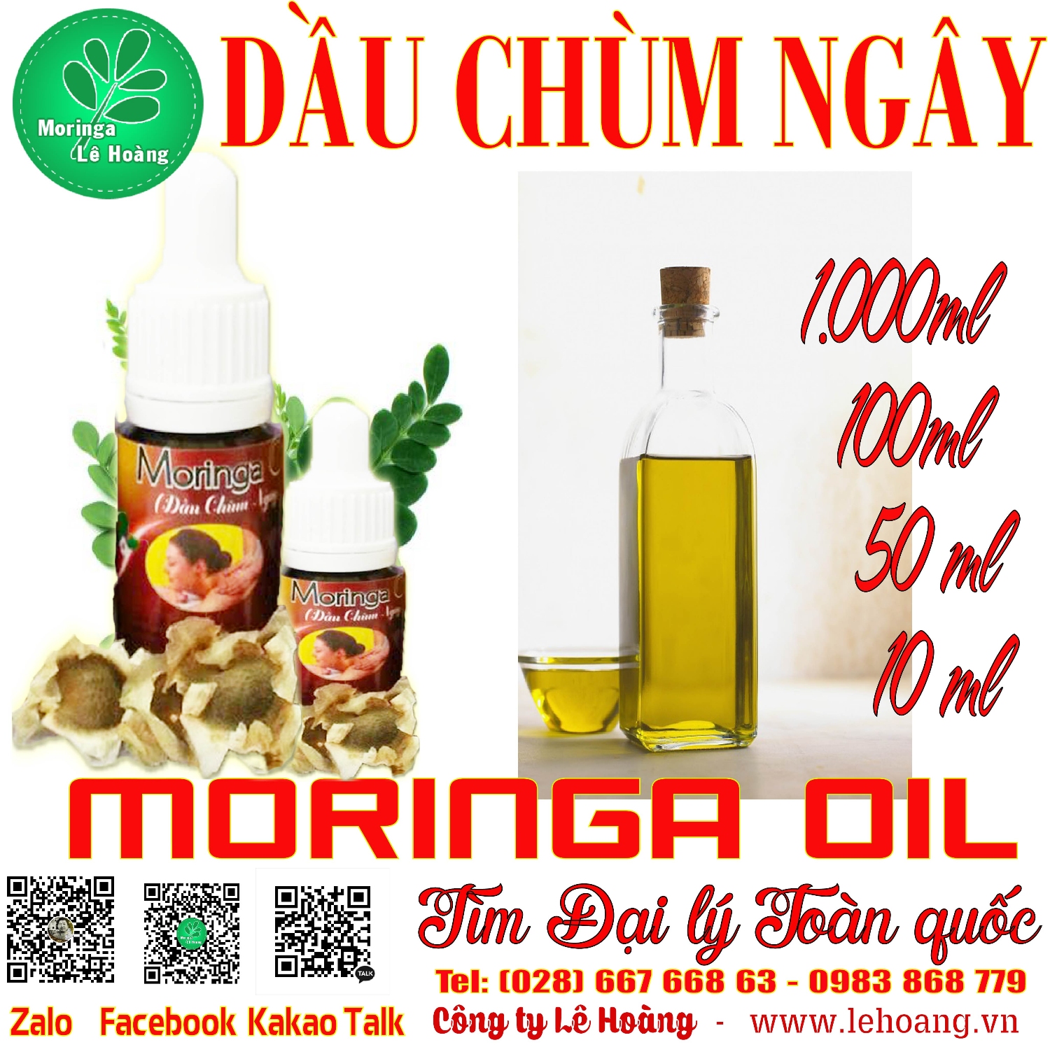 Dầu Chùm ngây (Moringa Seed Oil)